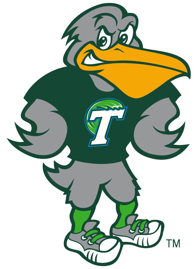 Tulane Green Wave 2014-2017 Mascot Logo diy DTF decal sticker